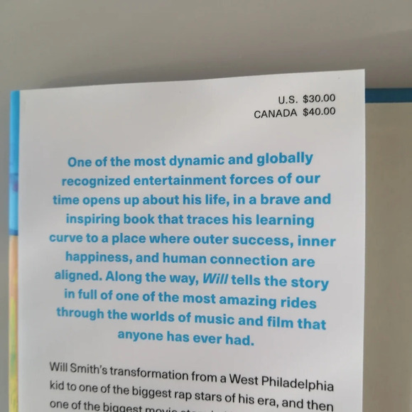 New Will Smith Hardcover Autobiography Book - Picture 6 of 14